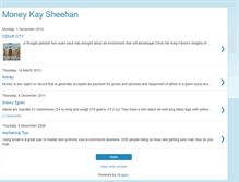 Tablet Screenshot of moneykaysheehan.blogspot.com