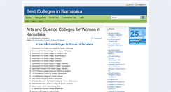 Desktop Screenshot of collegesinkarnataka.blogspot.com
