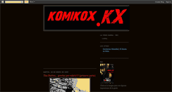 Desktop Screenshot of komikox.blogspot.com