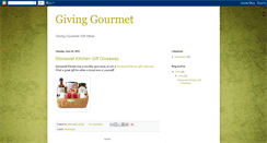 Desktop Screenshot of givinggourmet.blogspot.com