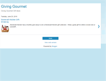 Tablet Screenshot of givinggourmet.blogspot.com
