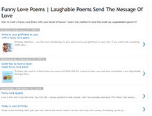 Tablet Screenshot of funny-love--poems.blogspot.com