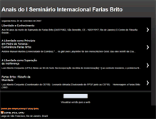 Tablet Screenshot of iseminariofariasbrito.blogspot.com