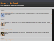 Tablet Screenshot of dudes-ontheroad.blogspot.com