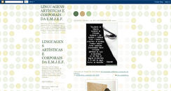 Desktop Screenshot of linguagensartisticasecorporais.blogspot.com