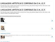 Tablet Screenshot of linguagensartisticasecorporais.blogspot.com