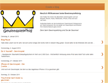 Tablet Screenshot of gewinnspielkoenig.blogspot.com