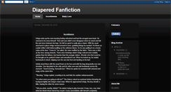 Desktop Screenshot of diaperedfanfiction.blogspot.com