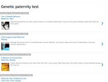 Tablet Screenshot of genetic-paternity-test.blogspot.com