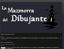 Tablet Screenshot of lamazmorradeldibujante.blogspot.com