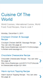 Mobile Screenshot of cuisineotworld.blogspot.com