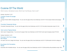 Tablet Screenshot of cuisineotworld.blogspot.com