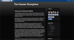 Desktop Screenshot of humanvirosphere.blogspot.com