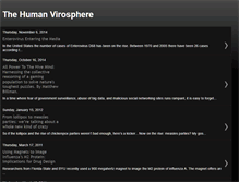 Tablet Screenshot of humanvirosphere.blogspot.com