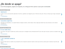 Tablet Screenshot of dedondeseapaga.blogspot.com