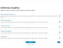 Tablet Screenshot of glitters2u.blogspot.com