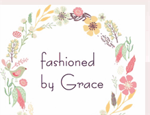 Tablet Screenshot of fashionedbygrace.blogspot.com