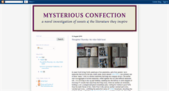 Desktop Screenshot of mysteriousconfection.blogspot.com