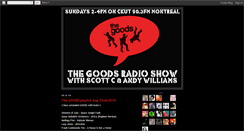 Desktop Screenshot of goodsradio.blogspot.com