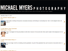 Tablet Screenshot of michaelmyersphotography.blogspot.com