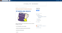 Desktop Screenshot of cuidemostudinero.blogspot.com