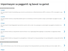 Tablet Screenshot of bawalnagamot.blogspot.com