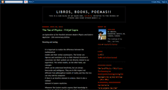 Desktop Screenshot of librosbookspoemas.blogspot.com