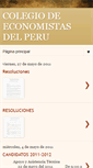 Mobile Screenshot of colegiodeeconomistasdelperu.blogspot.com