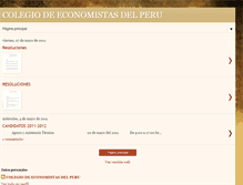 Tablet Screenshot of colegiodeeconomistasdelperu.blogspot.com