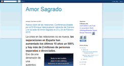 Desktop Screenshot of cursoamorsagrado.blogspot.com