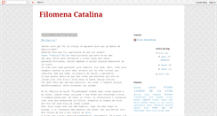Desktop Screenshot of filomenacatalina.blogspot.com