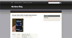 Desktop Screenshot of myideosblog.blogspot.com
