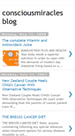 Mobile Screenshot of consciousmiracles.blogspot.com