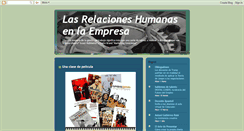 Desktop Screenshot of lasrelacioneshumanasenlaempresa.blogspot.com