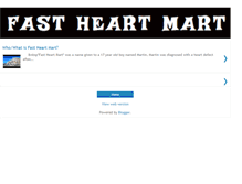 Tablet Screenshot of fastheartmartbio.blogspot.com