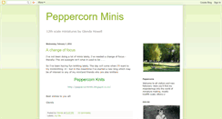 Desktop Screenshot of peppercornminis.blogspot.com