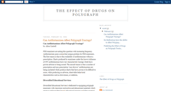 Desktop Screenshot of effectofdrugsonpolygraph.blogspot.com