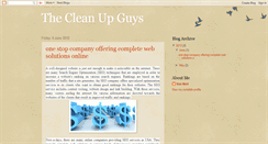 Desktop Screenshot of cleanupguys.blogspot.com