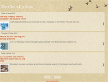 Tablet Screenshot of cleanupguys.blogspot.com