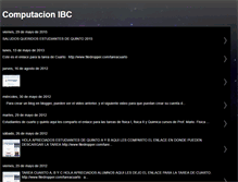 Tablet Screenshot of computacionibc2012.blogspot.com