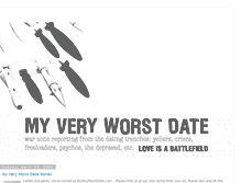 Tablet Screenshot of myveryworstdate.blogspot.com