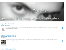 Tablet Screenshot of magocarloschile.blogspot.com