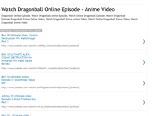 Tablet Screenshot of dragonballdragonballonlinevideo.blogspot.com