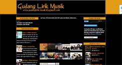 Desktop Screenshot of gudanglirik-musik.blogspot.com