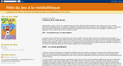 Desktop Screenshot of fete-du-jeu-mediatheque.blogspot.com