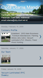 Mobile Screenshot of ciptautamamandiri.blogspot.com