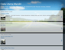 Tablet Screenshot of ciptautamamandiri.blogspot.com