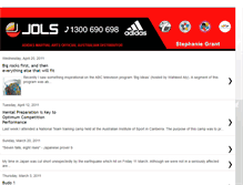 Tablet Screenshot of judoaustralia.blogspot.com