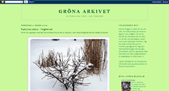 Desktop Screenshot of gronaarkivet.blogspot.com