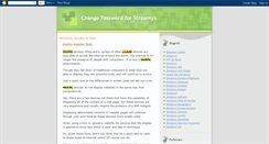 Desktop Screenshot of change-password-for-streamyx1.blogspot.com